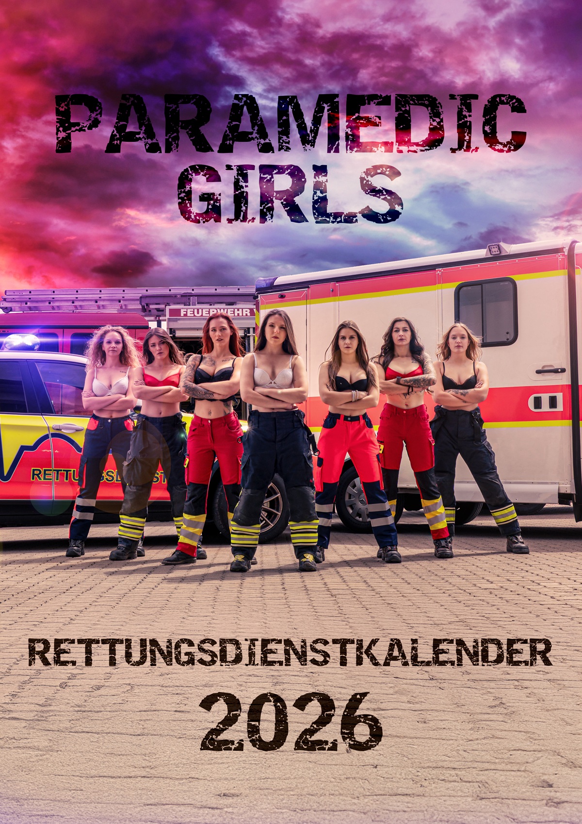 Rettungsdienst Wandkalender 2026 DIN A4